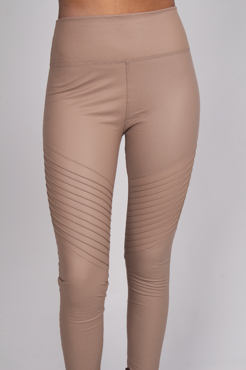 Biker leggings, taupe