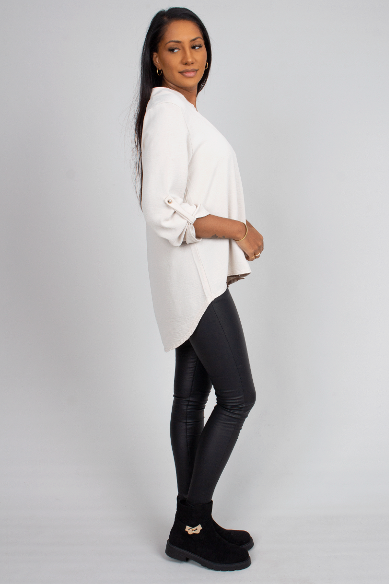 Adeline bluse, beige