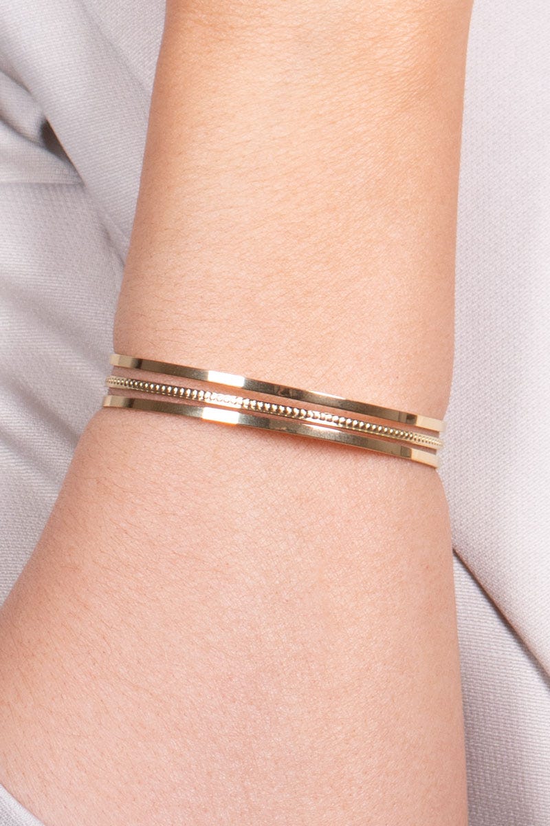 Bangle armbånd Guld