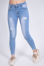 Jeans m. huller