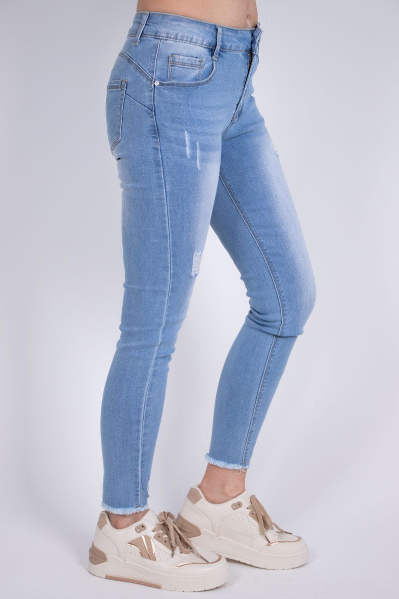 Jeans m. huller