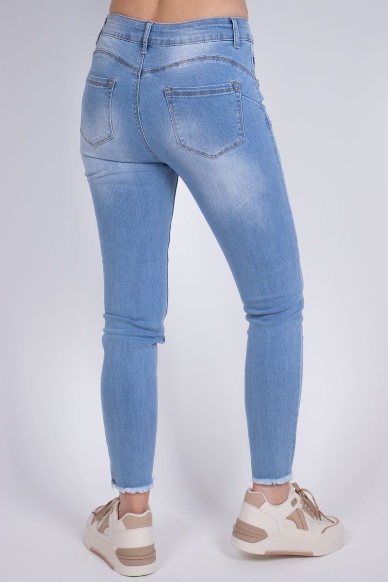 Jeans m. huller