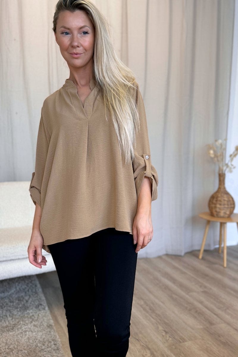 Adeline bluse Camel