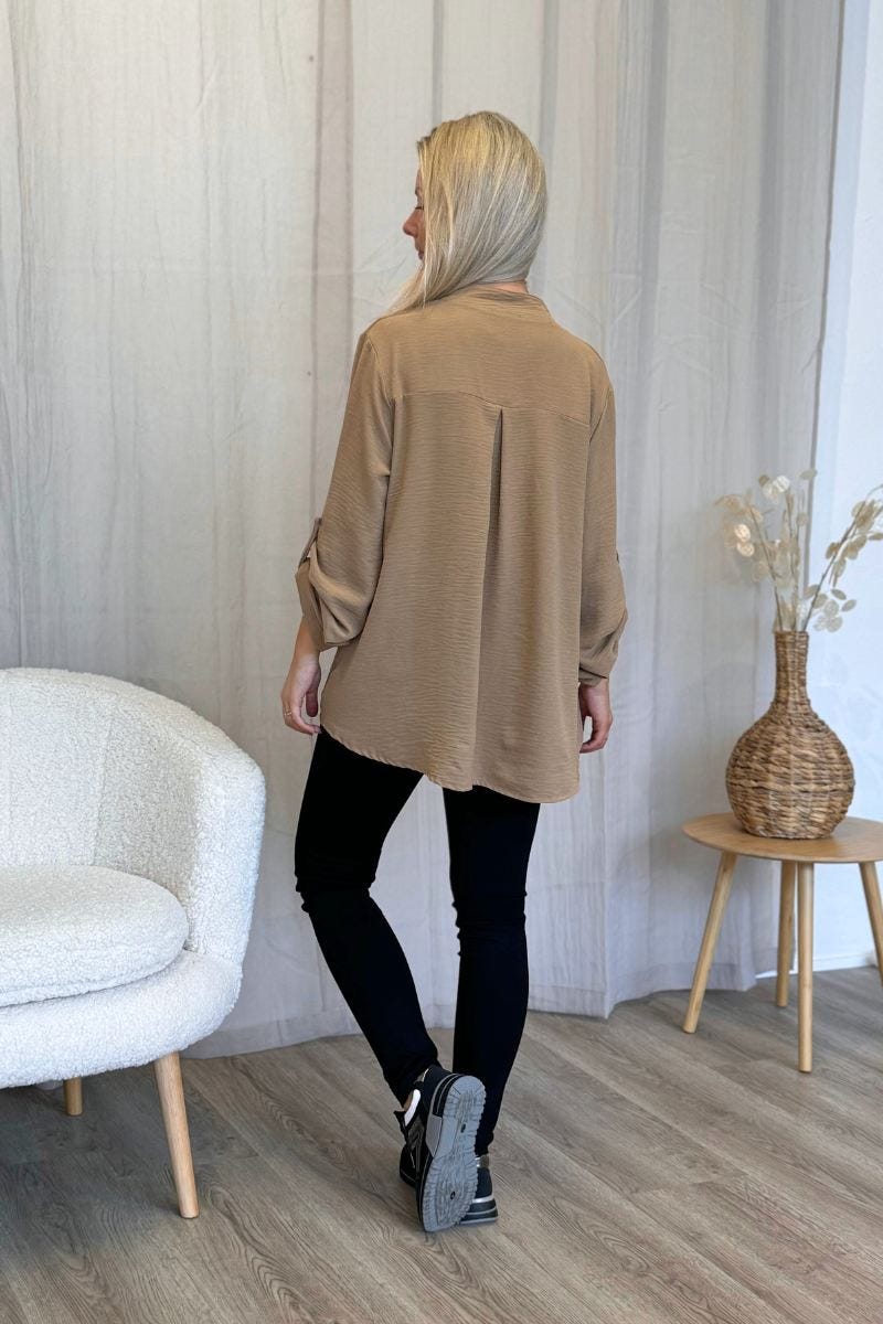 Adeline bluse Camel