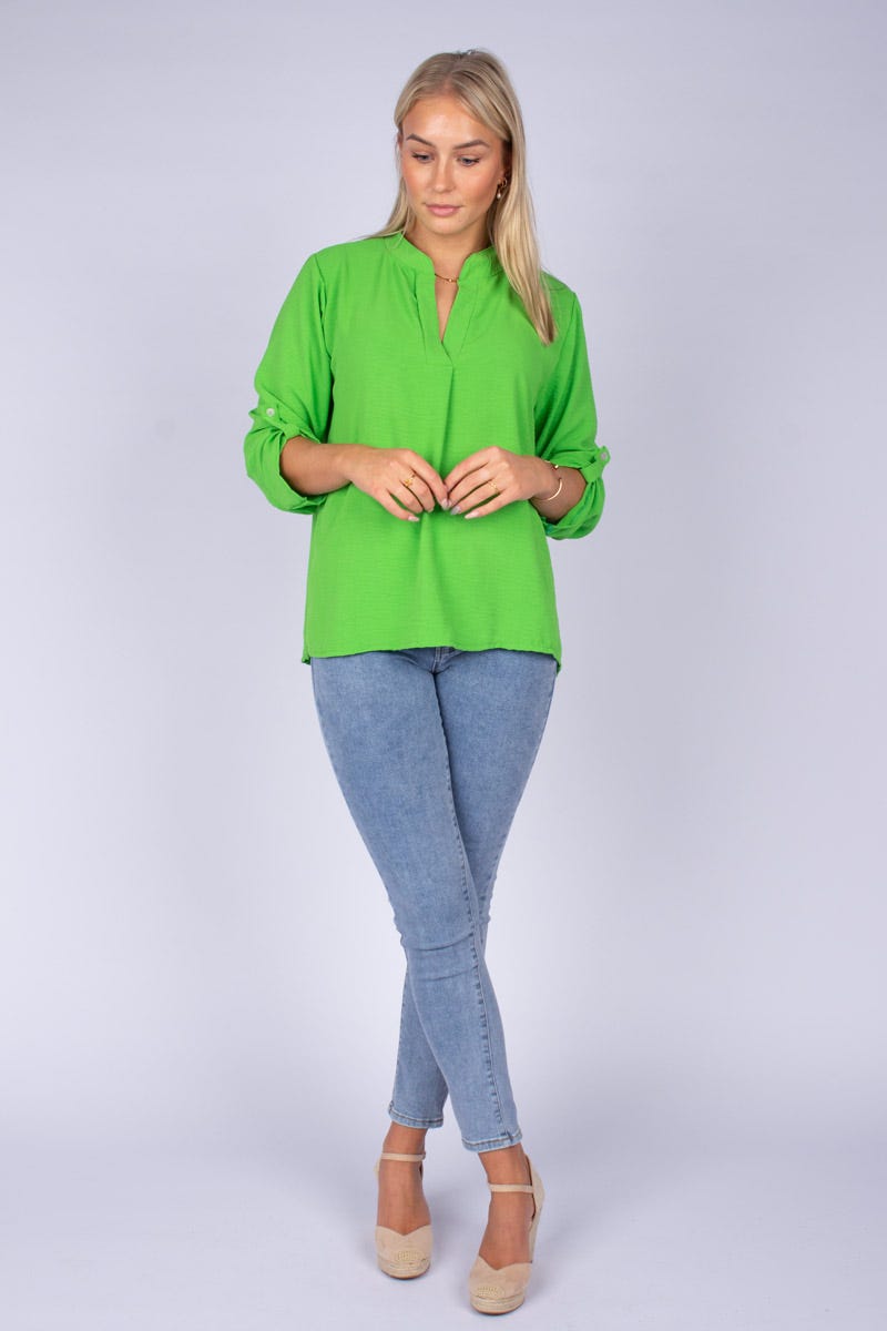 Adeline bluse Lime