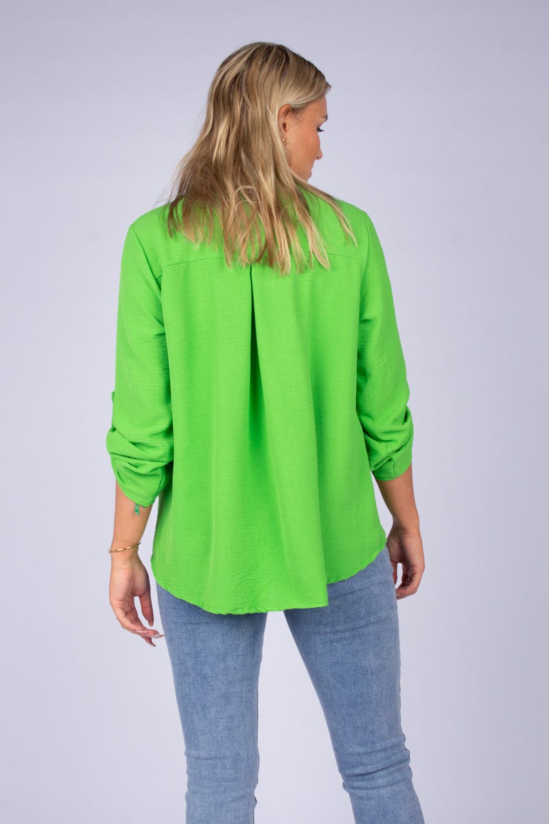 Adeline bluse Lime