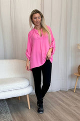 Adeline bluse Pink