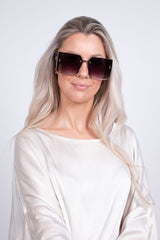 Solbrille m. glimmer detalje Guld