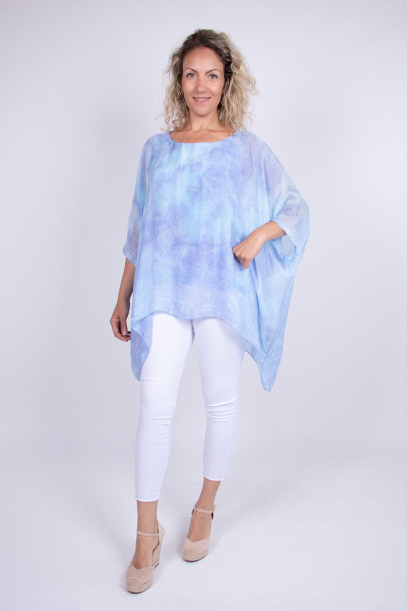 Tunika m. batwing Skyblue