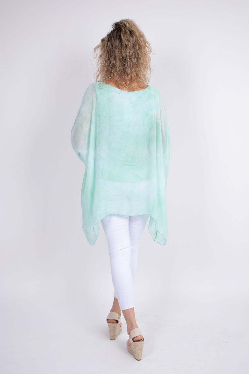 Tunika m. batwing Mint