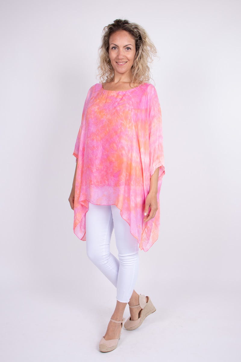 Tunika m. batwing Pink