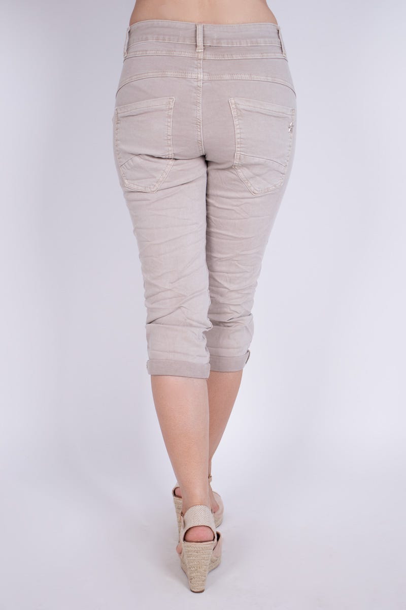 3/4 Jeans Beige