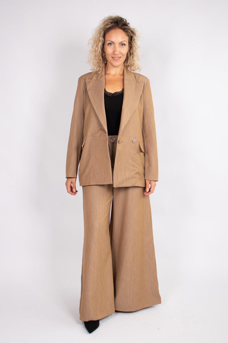 Blazer jakke Taupe