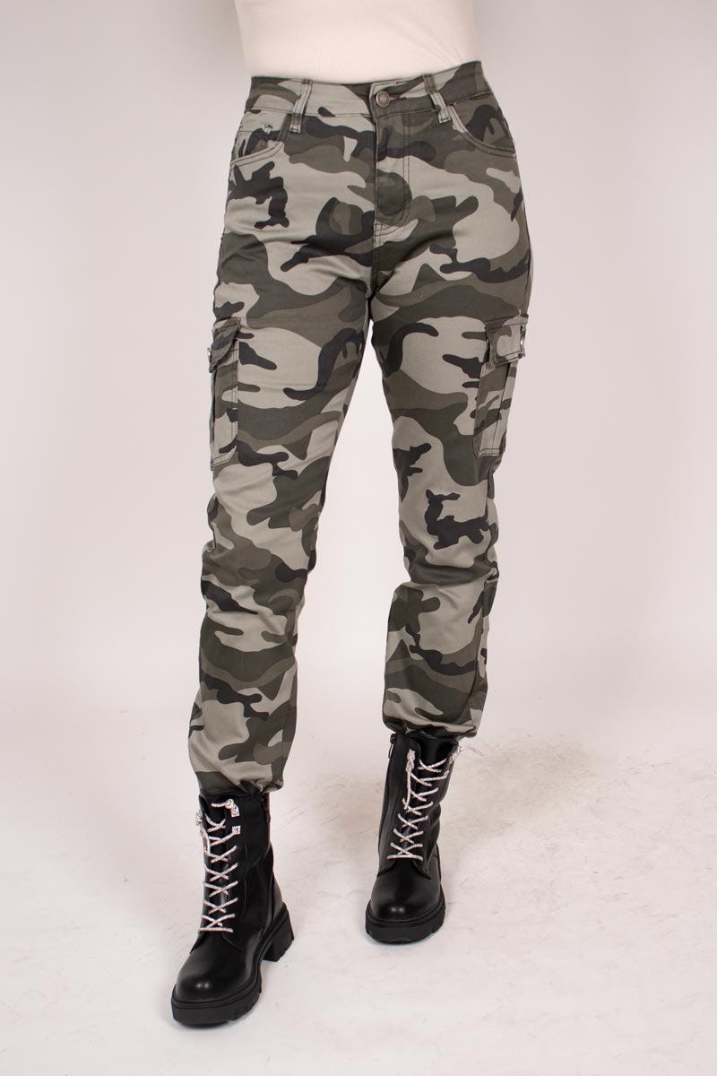 Camouflage jeans Khaki