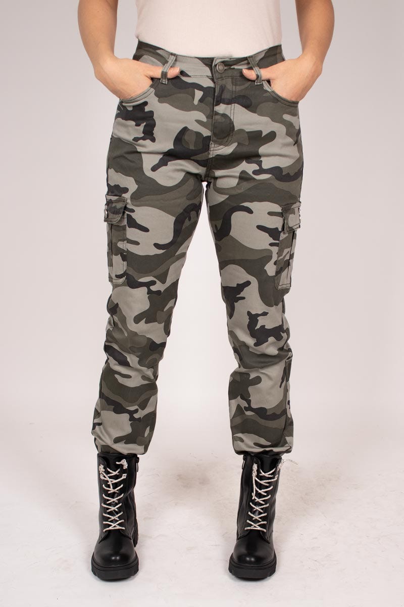 Camouflage jeans Khaki