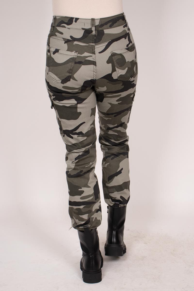 Camouflage jeans Khaki