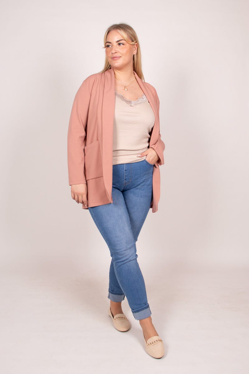 Lang blazer Nude