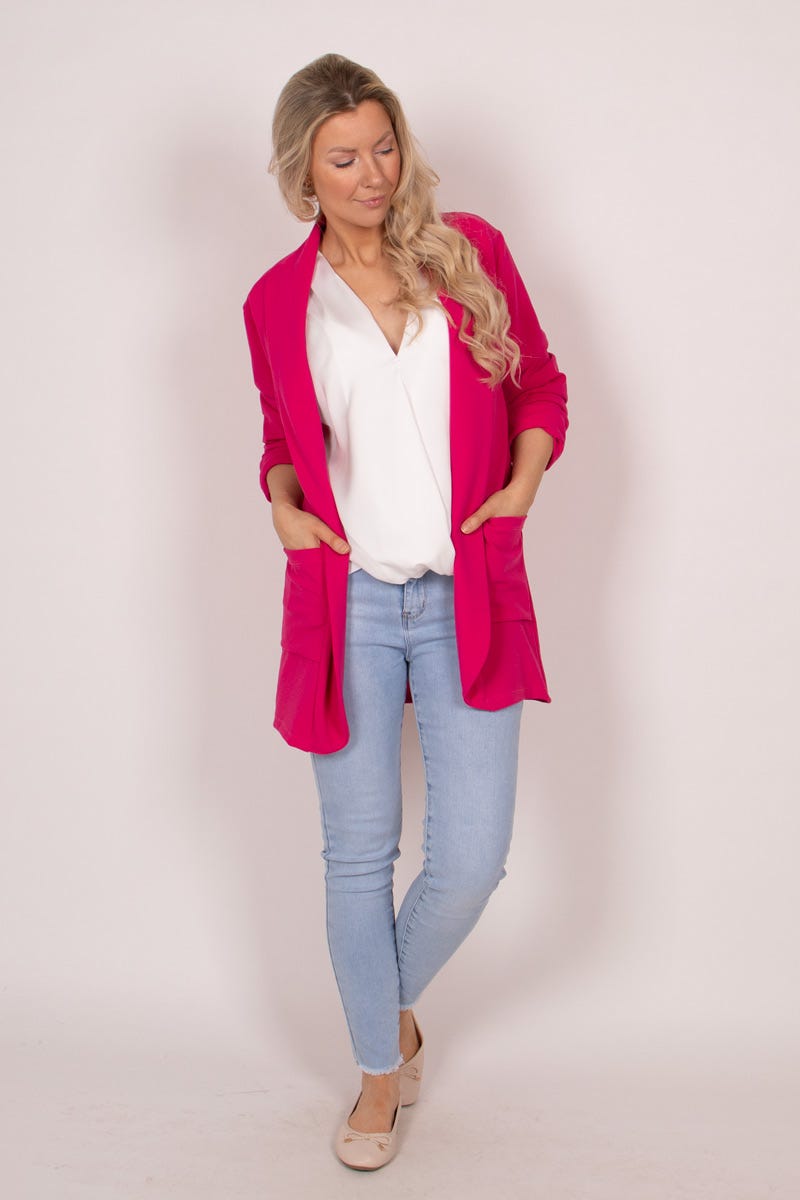 Lang blazer Pink