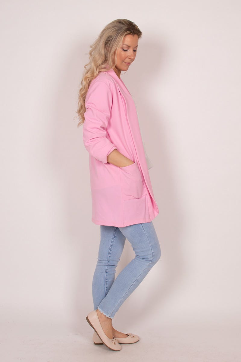 Lang blazer Rosa