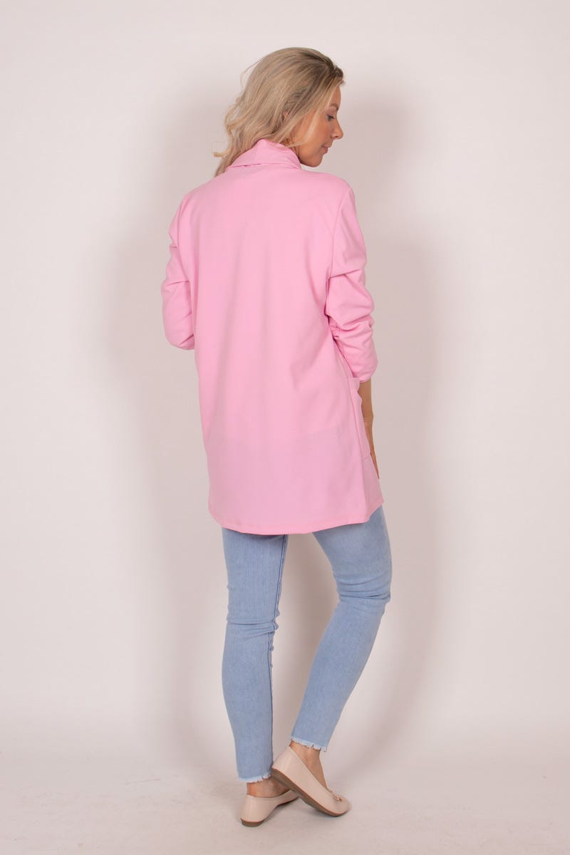 Lang blazer Rosa