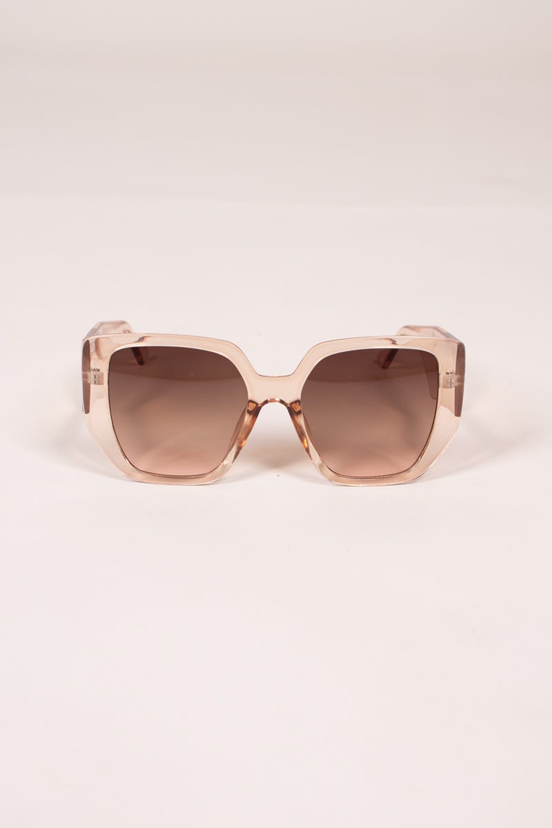 Chunky cateye solbriller Rosa