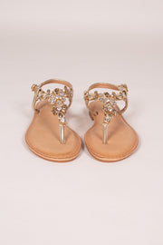 Sandal m. sten Guld