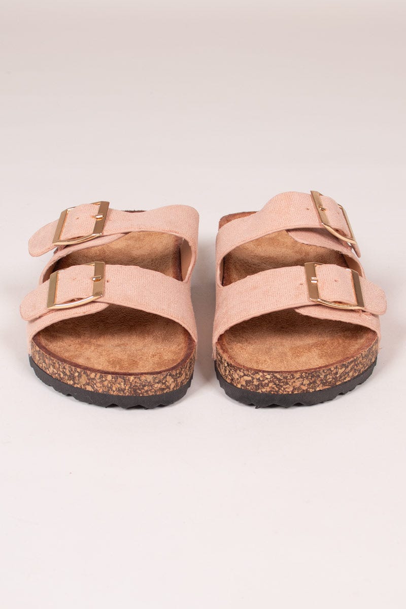 Slippers m. spænder Rosa