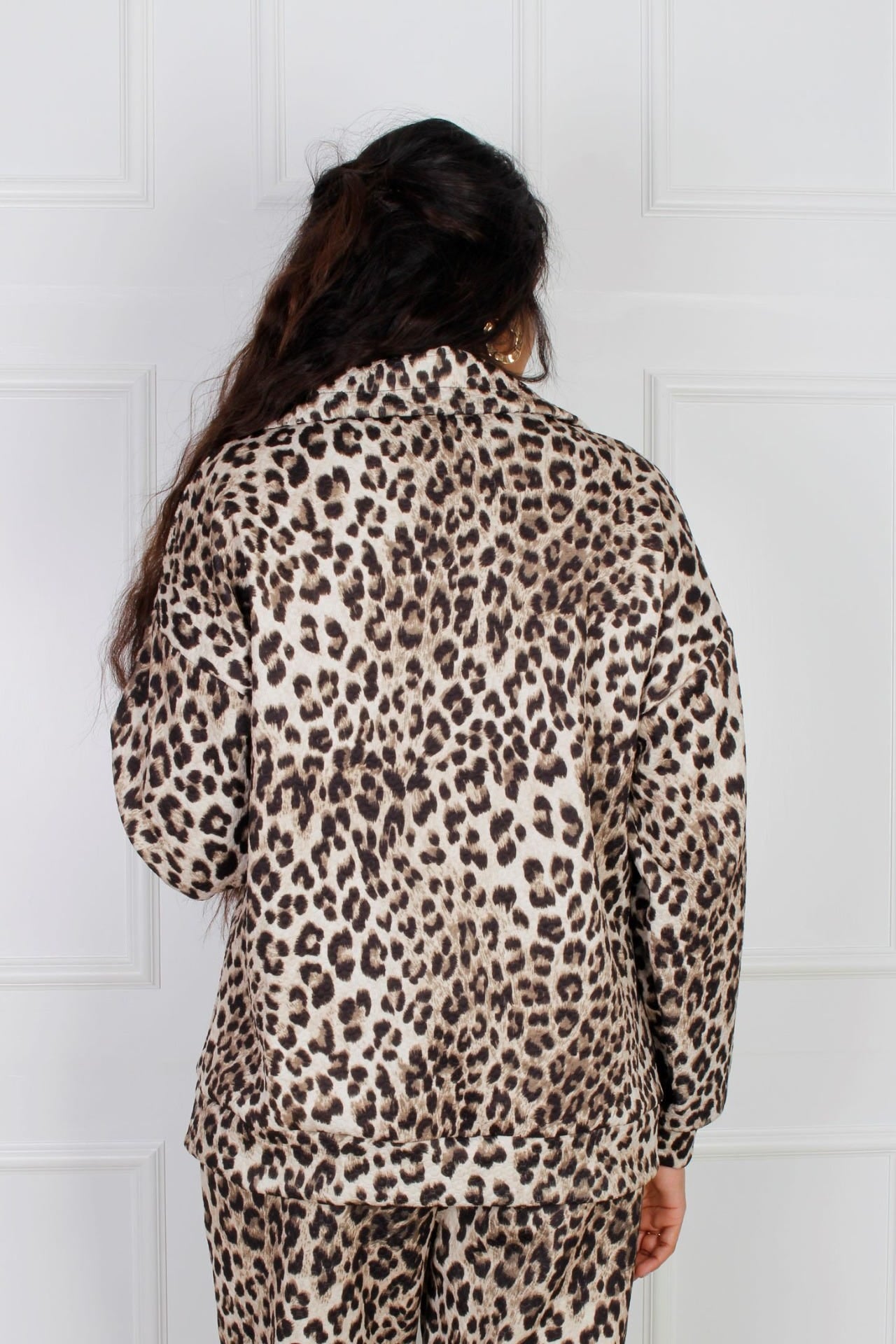 Cecilie bluse, leopard