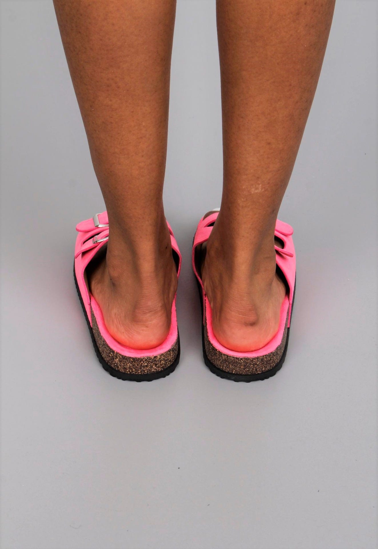 Sandaler med spænder, Pink