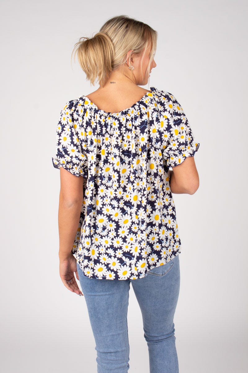 Top m. margueritter Navy