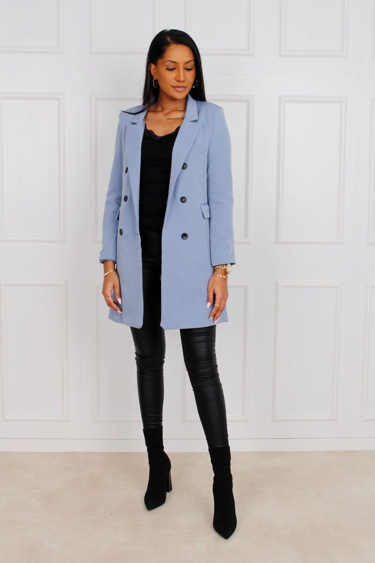 Clara Lang blazer, sky blue