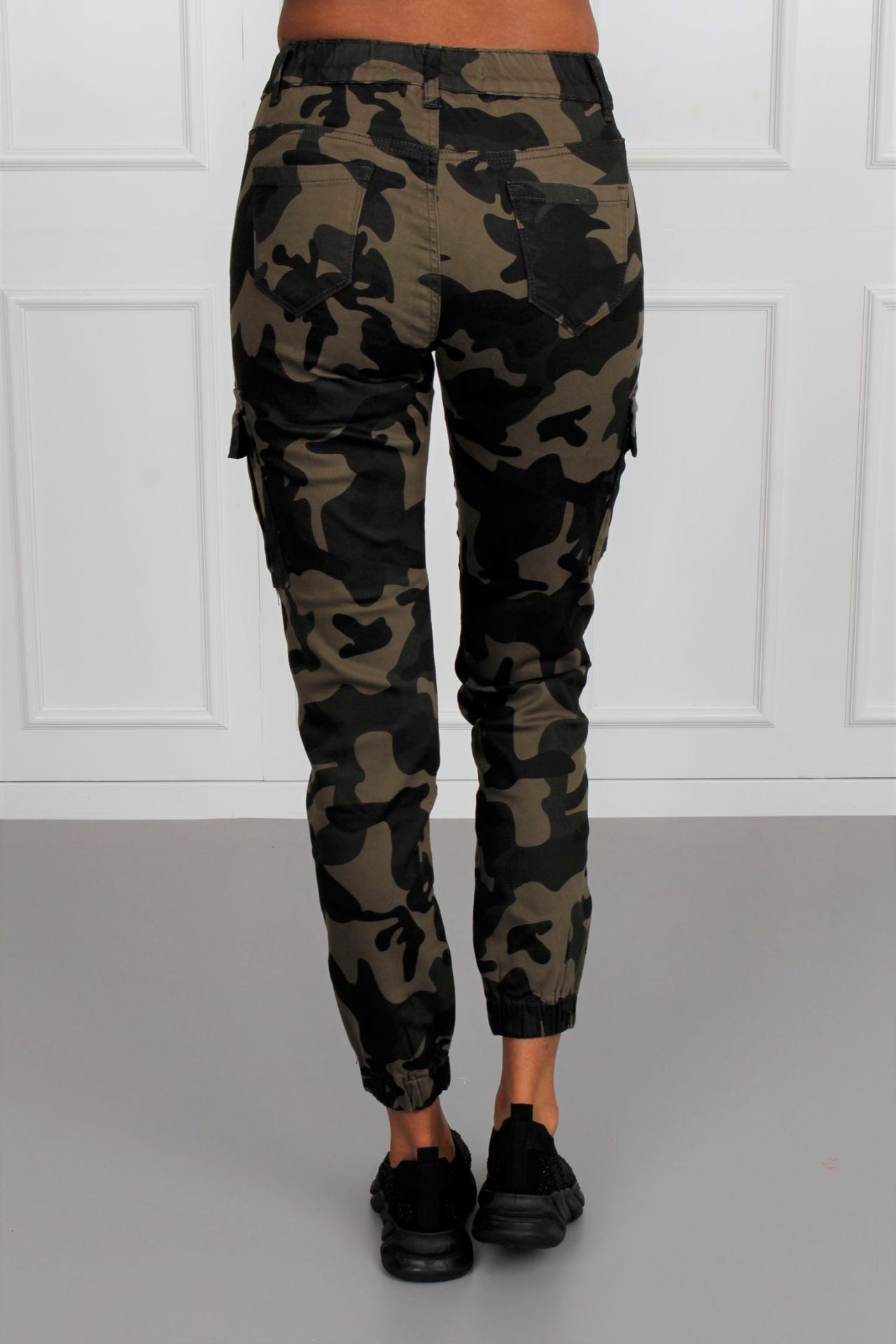 Cargo camouflage jeans, Khaki