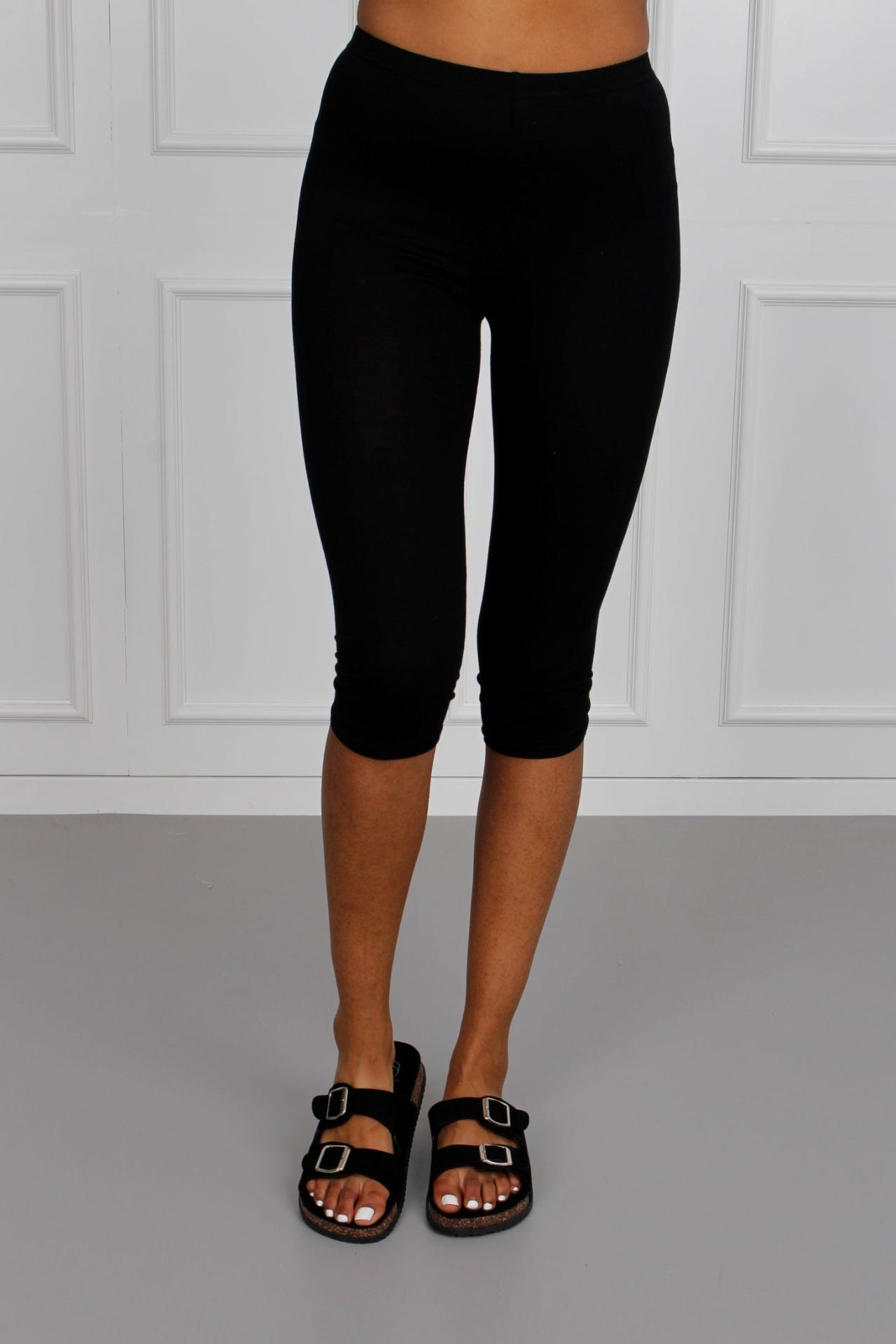 3/4 basis leggings, sort