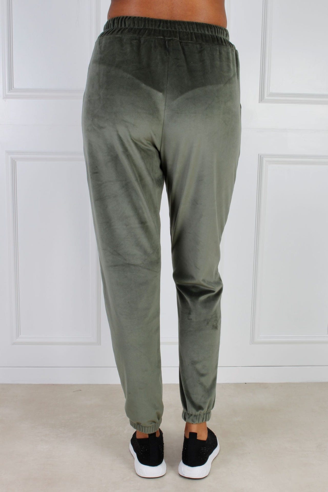 Liv velour bukser, Khaki