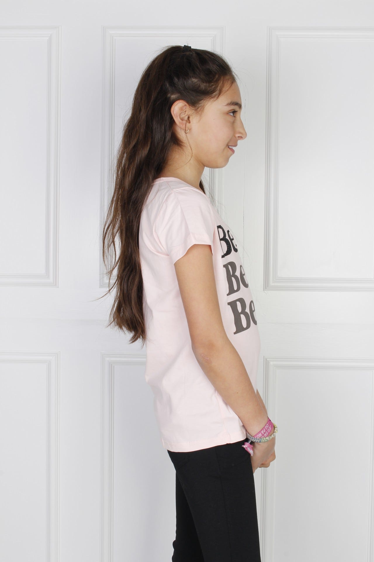 T-shirt med bella motiv, rosa