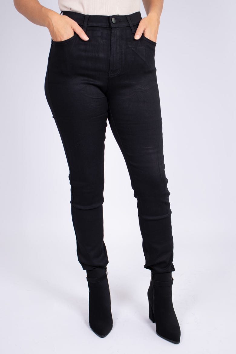 Plus - size skinny jeans Sort 